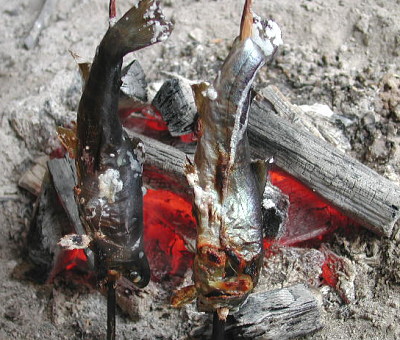岩魚の塩焼き