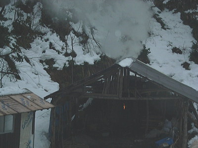 炭焼き小屋