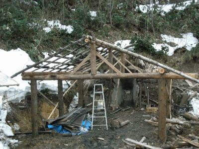 炭焼き小屋